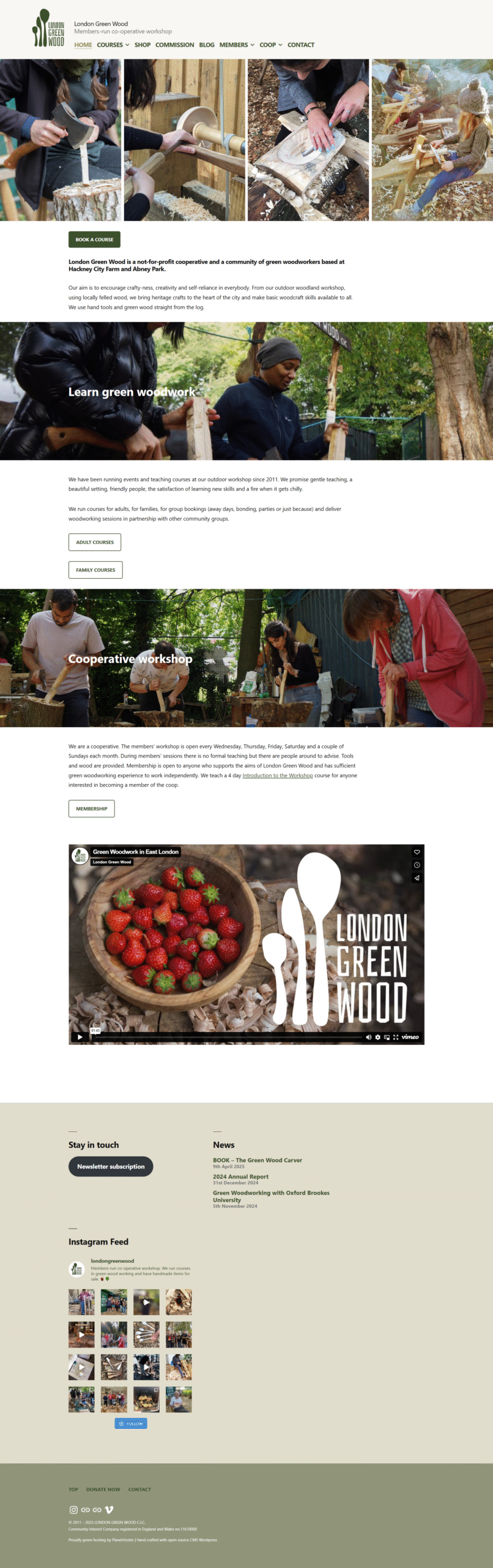 London Greenwood Website